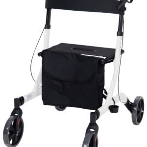 Deluxe Ultra Lightweight Folding 4 Wheeled Rollator - Image 1