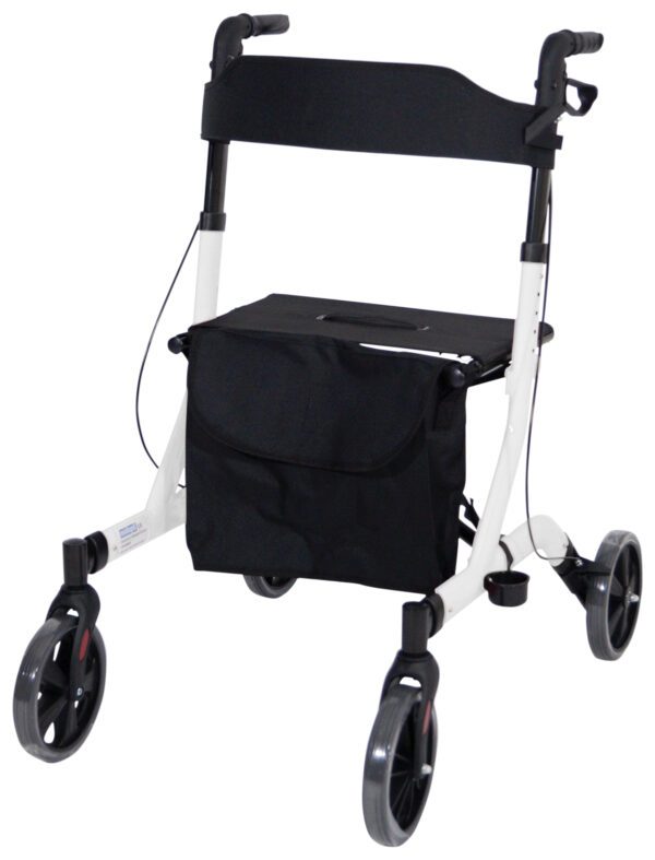 Deluxe Ultra Lightweight Folding 4 Wheeled Rollator