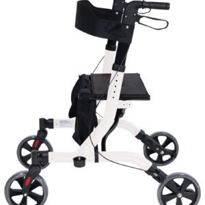Deluxe Ultra Lightweight Folding 4 Wheeled Rollator - Image 2