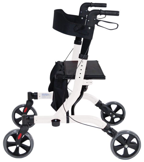 Deluxe Ultra Lightweight Folding 4 Wheeled Rollator