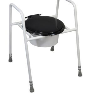 Solo Skandia Raised Toilet Frame with Seat and Lid - Image 1