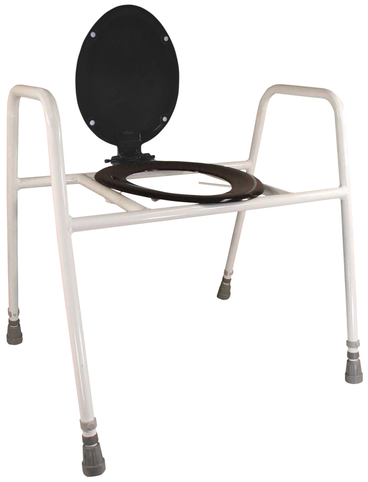 Solo Skandia Raised Toilet Frame with Seat and Lid - Image 2