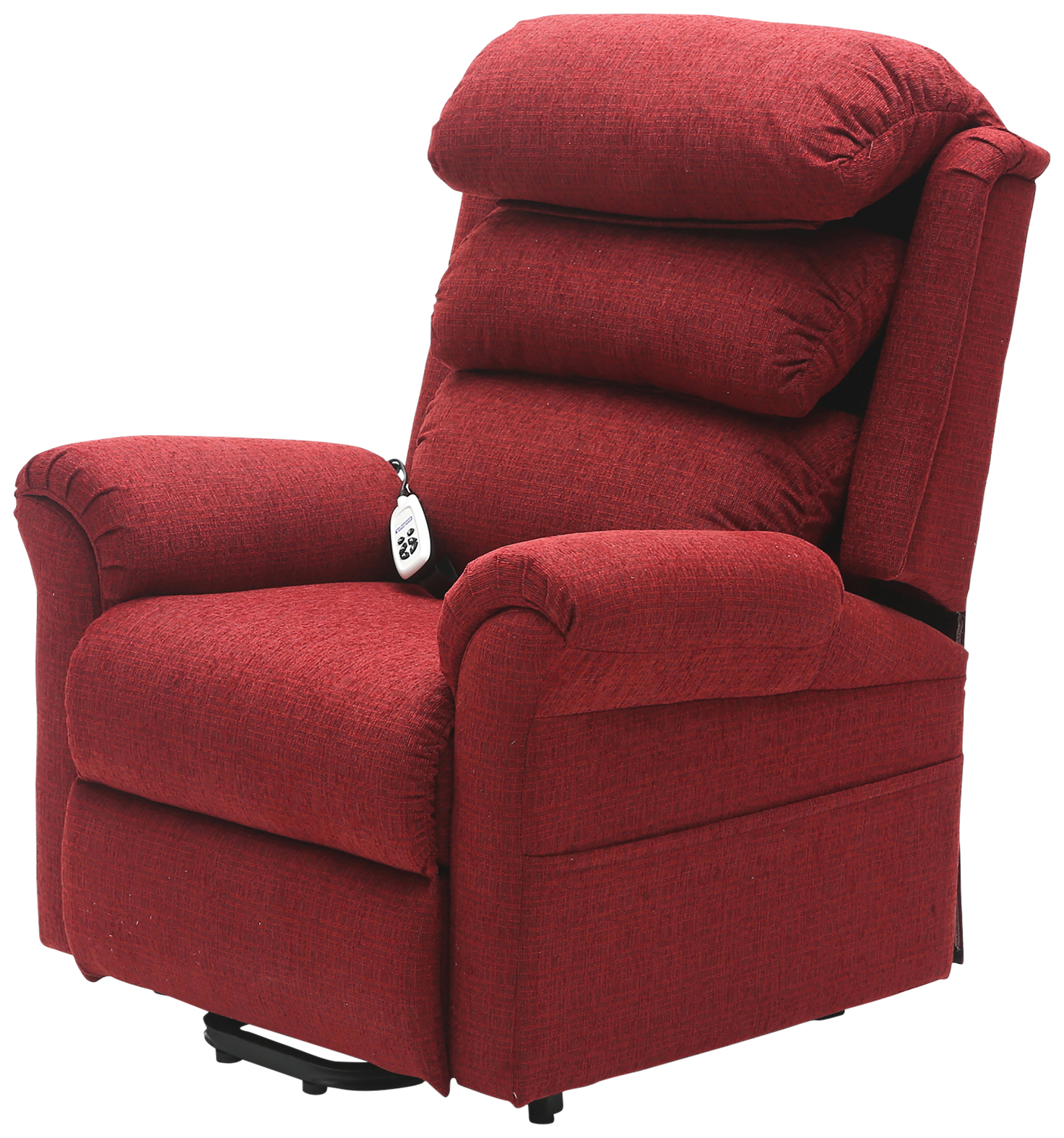 Walmesley Dual Motor Rise & Recliner Chair Fabric/PU - Image 3