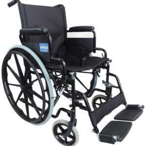 Aidapt Self Propelled Steel Transit Chair - Image 1