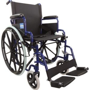 Aidapt Self Propelled Steel Transit Chair - Image 2
