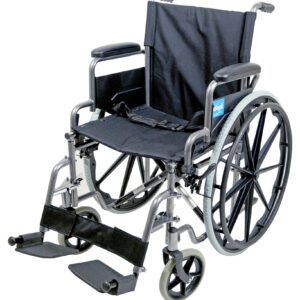 Aidapt Self Propelled Steel Transit Chair - Image 4