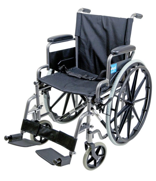Aidapt Self Propelled Steel Transit Chair