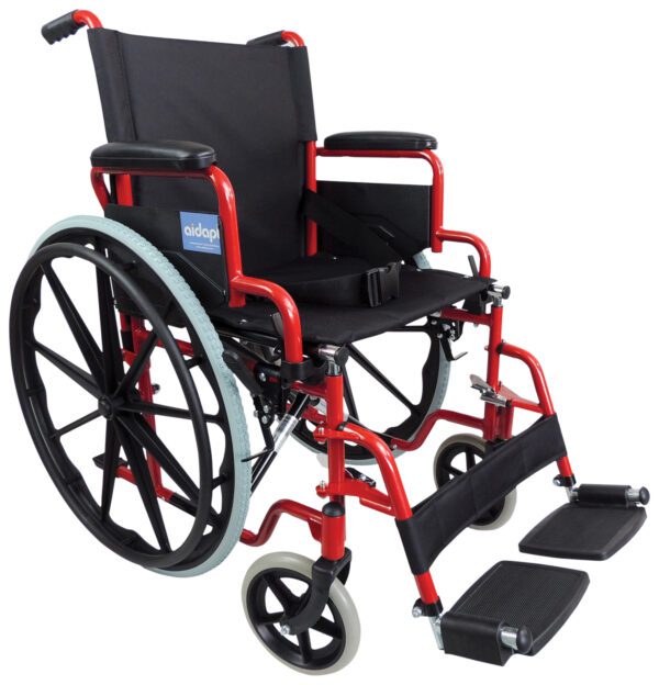 Aidapt Self Propelled Steel Transit Chair