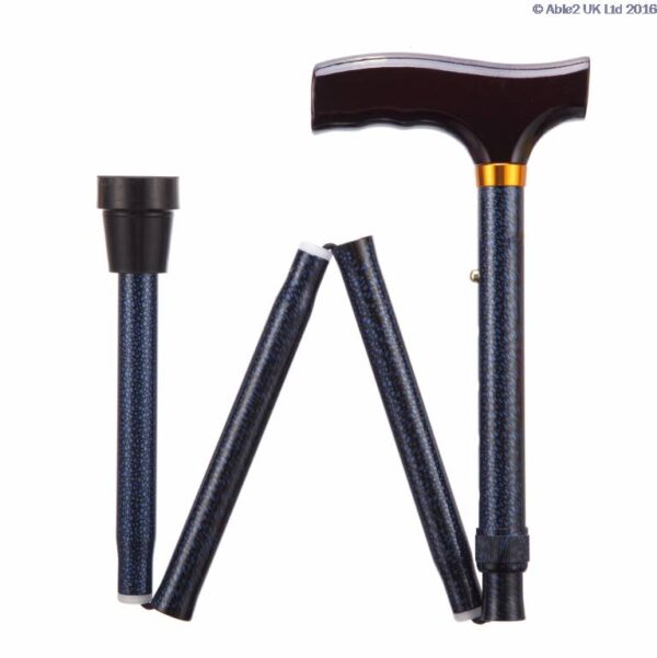 FOLDING ADJUSTABLE WALKING STICKS