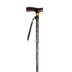 Folding Cane with Strap (Multiple Colours) - Image 2