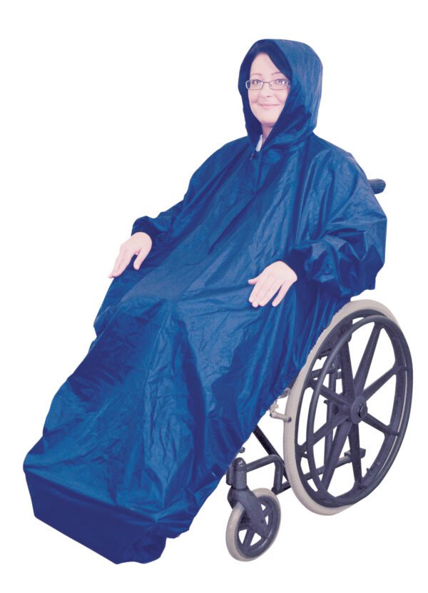 Fleece Lined Wheelchair Mac with Sleeves