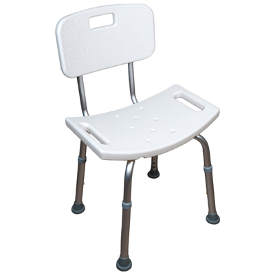 Shower Chair with Padded Seat and Backrest