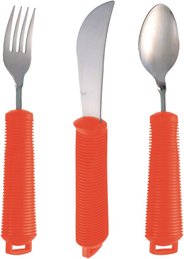 Bendable Cutlery Set (6 piece) - Red