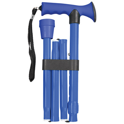 Gel Handled Folding Walking Sticks