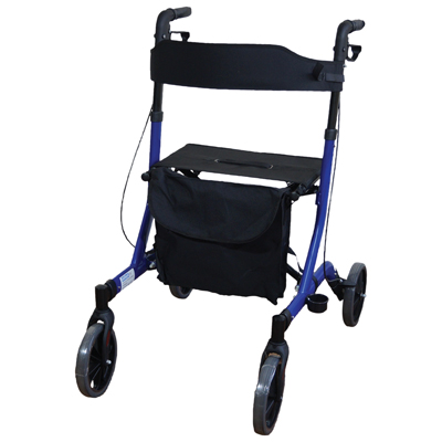 Deluxe Ultra Lightweight Folding 4 Wheeled Rollator