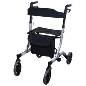 Deluxe Ultra Lightweight Folding 4 Wheeled Rollator - Image 4