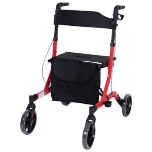 Deluxe Ultra Lightweight Folding 4 Wheeled Rollator - Image 6