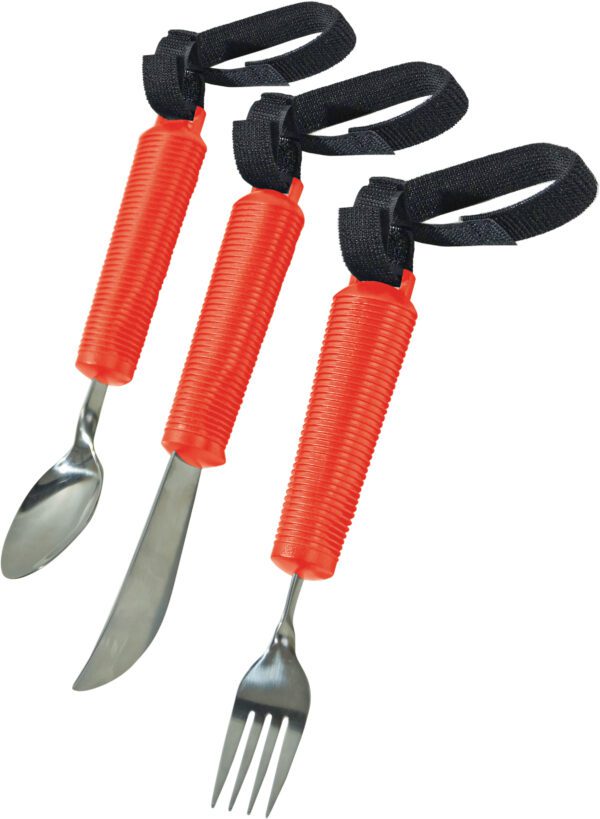 Bendable Cutlery Set (6 piece) - Red