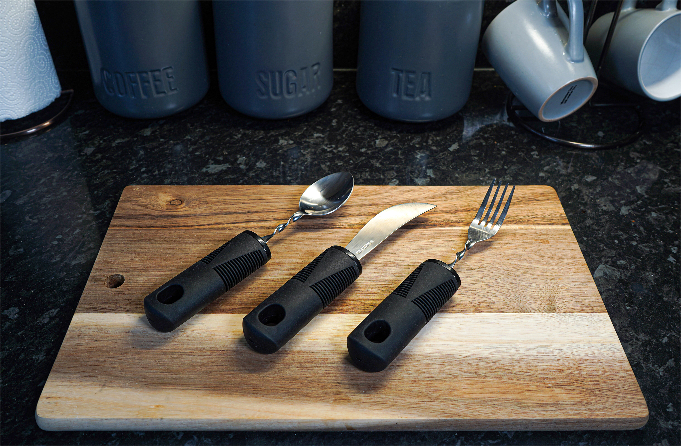 Large Handled Bendable Cutlery Set - Image 4
