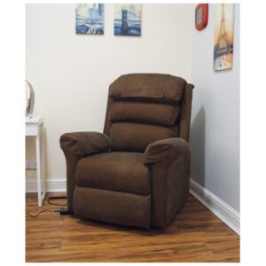 Ecclesfield Wall Hugging Single Rise & Recliner - Chenille Material - Image 5