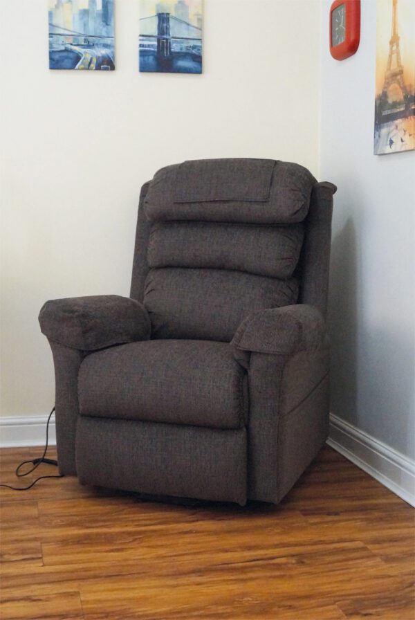 Ecclesfield Wall Hugging Single Rise & Recliner - Chenille Material