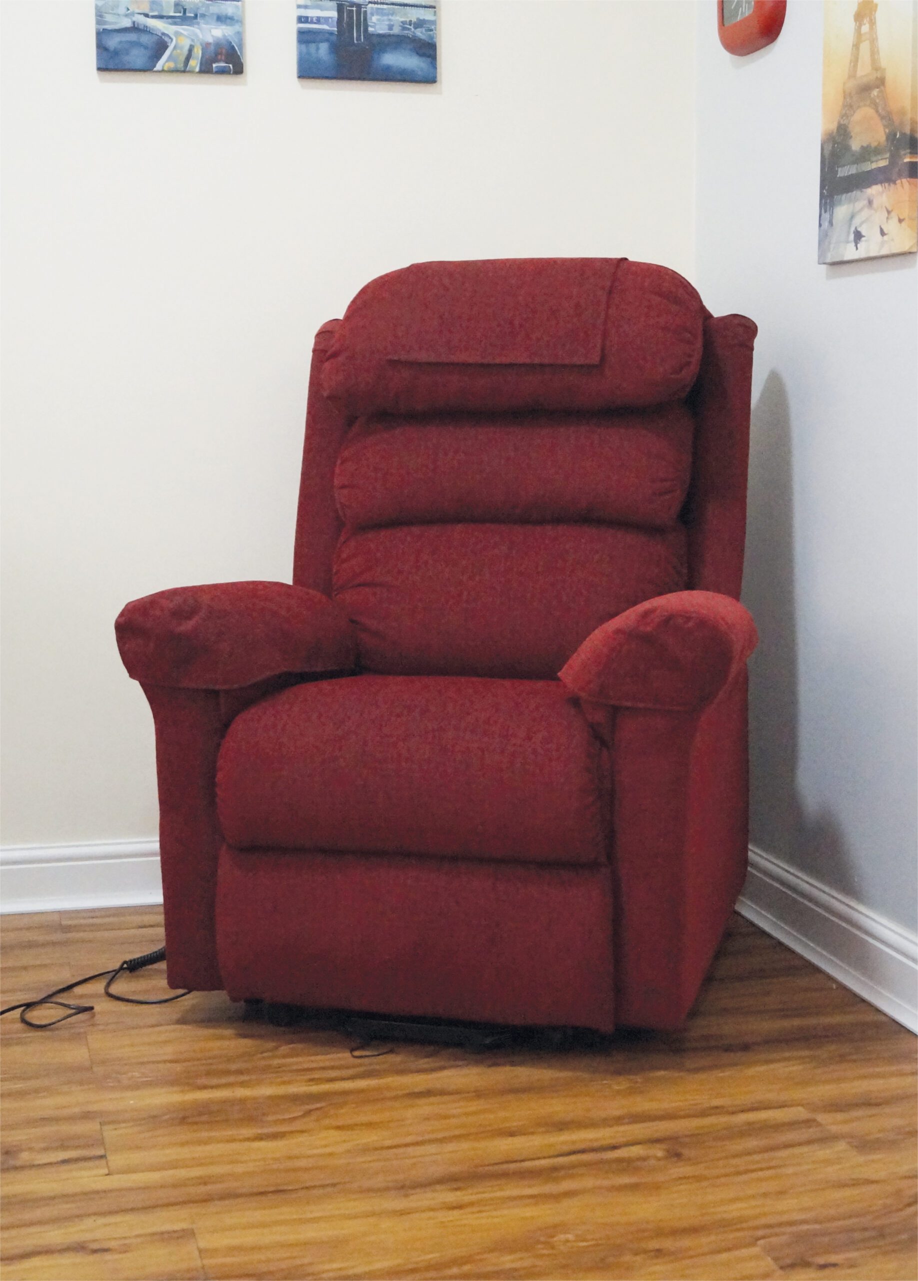 Ecclesfield Wall Hugging Single Rise & Recliner - Chenille Material - Image 7