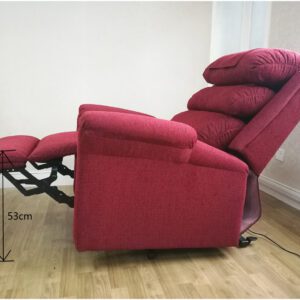 Ecclesfield Wall Hugging Single Rise & Recliner - Chenille Material - Image 3