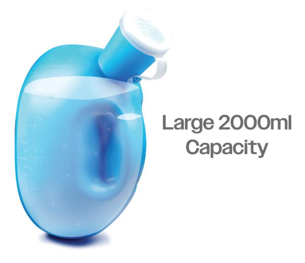 Portable Male Urinal with Funnel Attachment