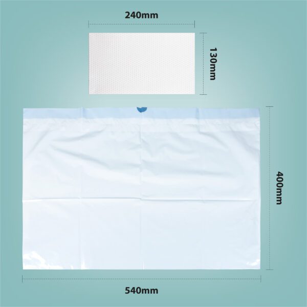 Commode Liners with Absorbent Pads - Box of 50