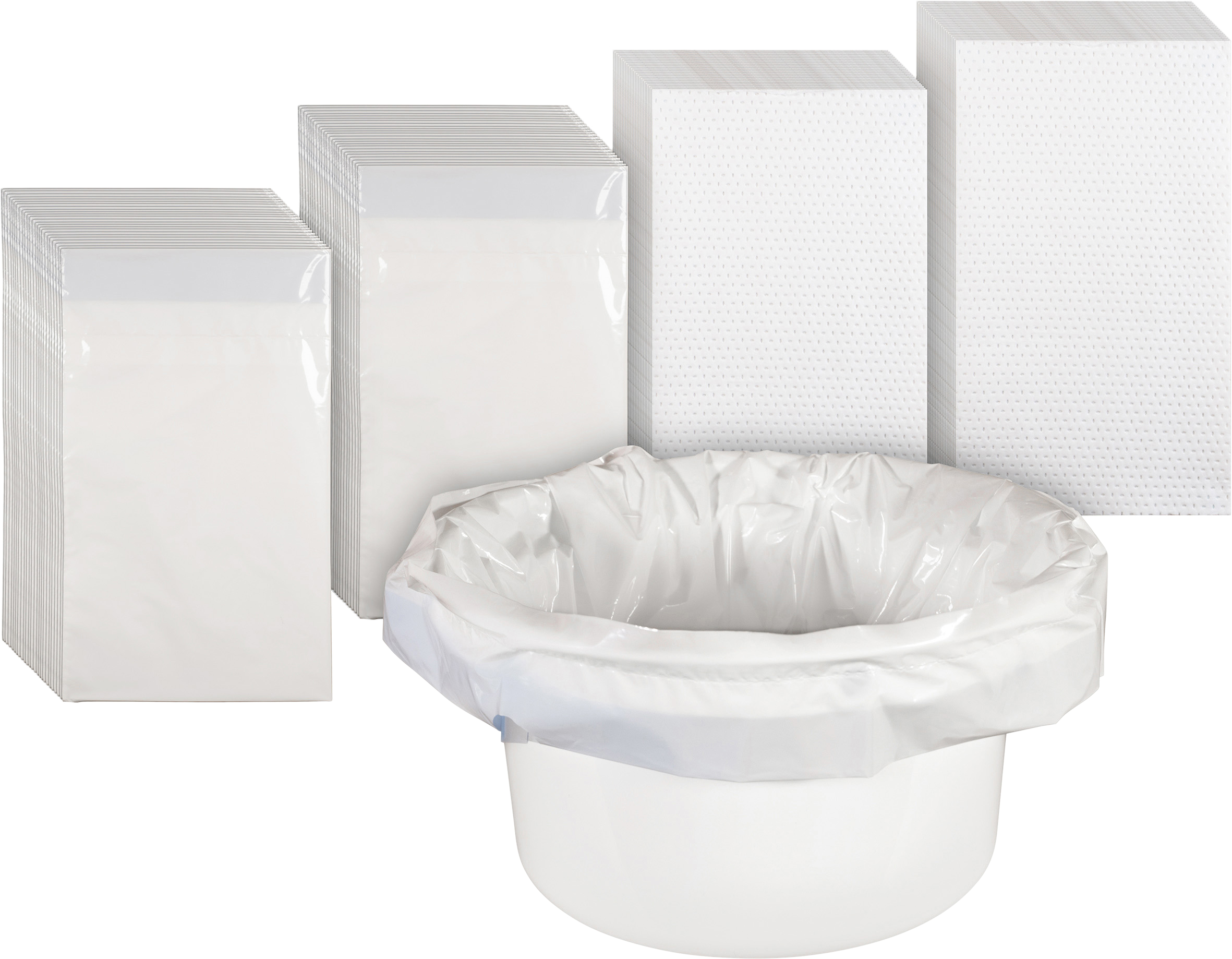 Commode Liners with Absorbent Pads - Box of 50 - Image 7