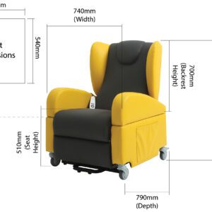 Brookfield Dual Motor Rise & Recliner Chair - Image 7