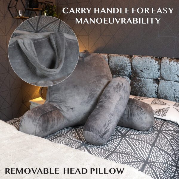Reading Pillow with Head Rest and Back Support
