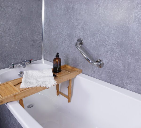 Stainless Steel grab bar in a polished finish